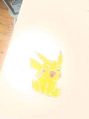 New little pikachu keychain we game out with using our special effect diamond rainbow plate to give it some chatter what y’all think #pikachu #pokemon #3dprinting #pokemontiktok 