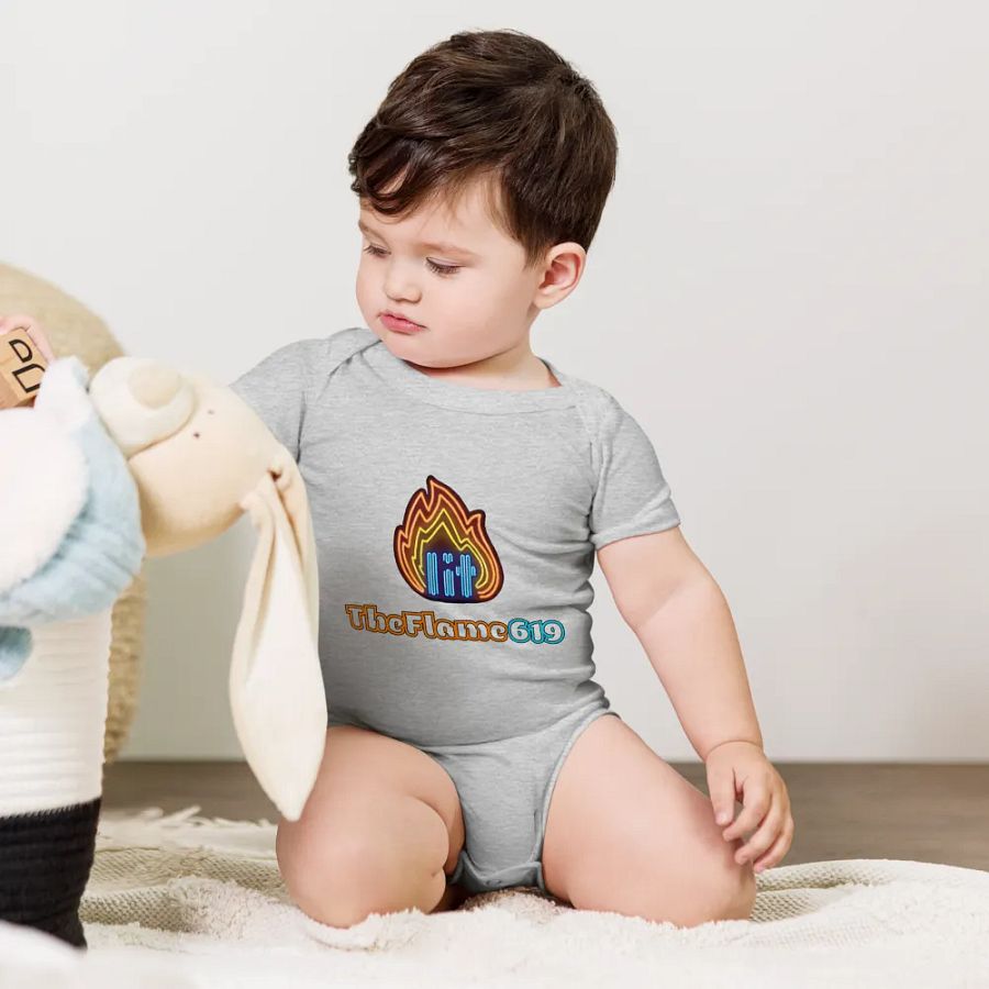 Flame Lit Baby Onesie product image (3)