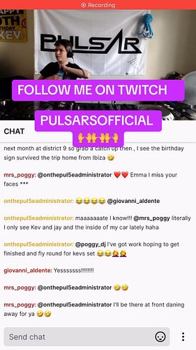 Follow me on Twitch on my new account 

Twitch handle - pulsarsofficial 

#streaming #streamer #music #dj #techno #technomusi...