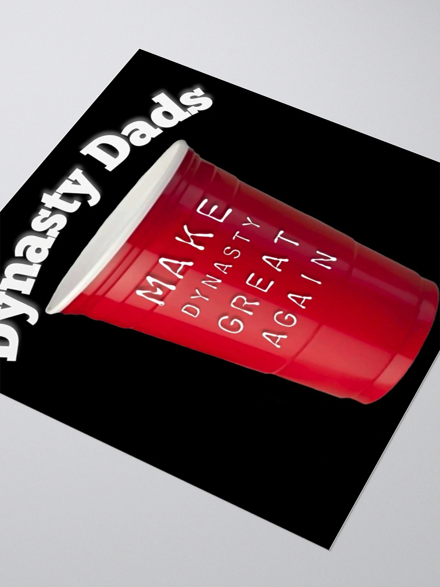 Dynasty Dads Sticker Black product image (8)