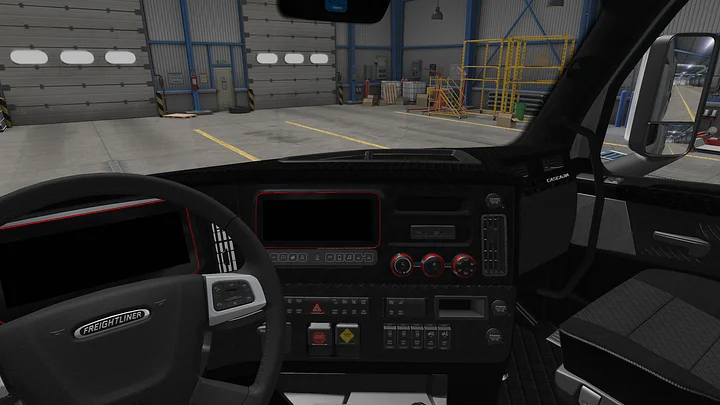 [CasG5-EWI_1] Freightliner Cascadia 2024 (Gen5) - EnioWorkshop Interior Black v1.2 product image (1)