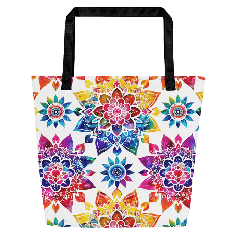 Mandala Mosaic Polyester Tote Bag product image (1)