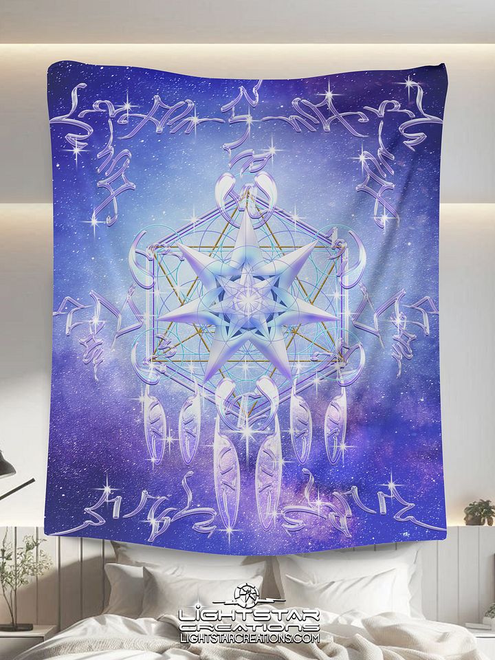 Galactic Dreamstar Light-Tech Fleece Blanket product image (1)