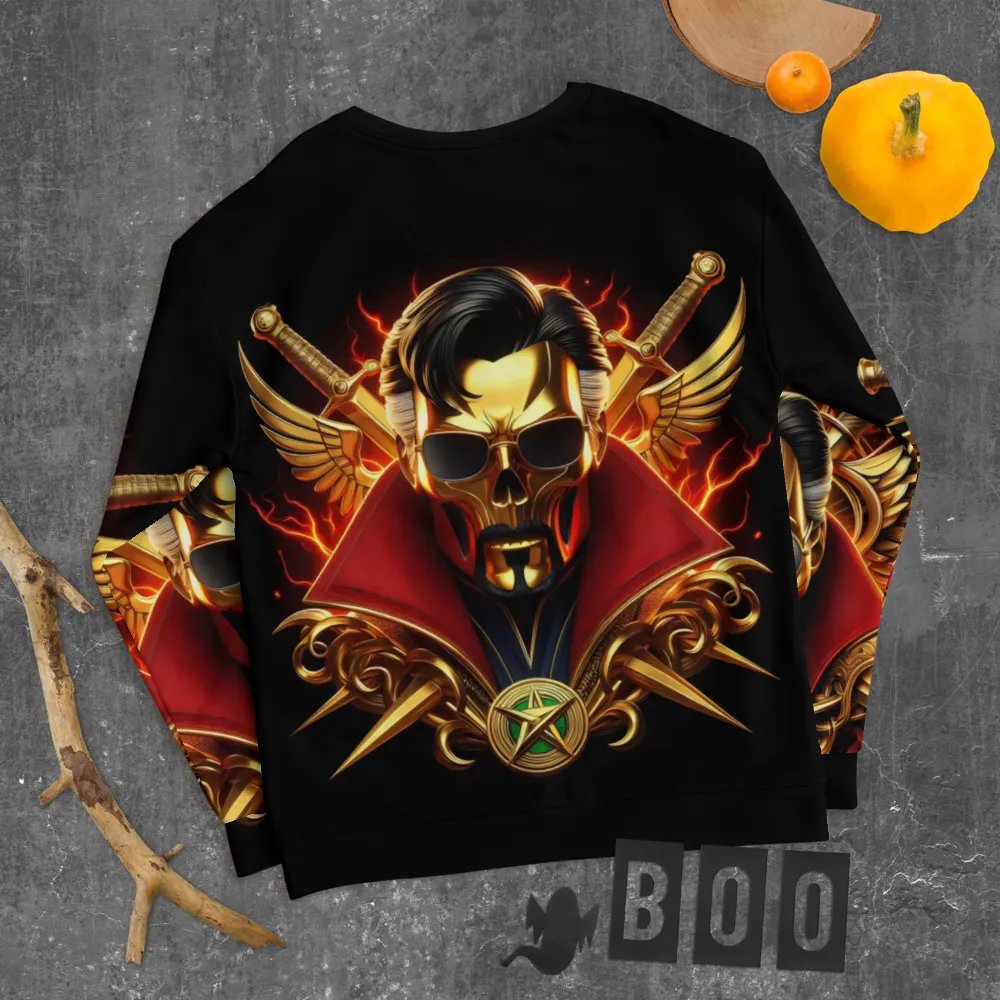 Silver Robot-Skull Face - Unisex Sweatshirt #42 product image (10)