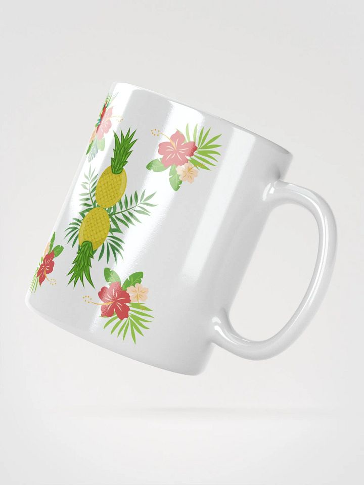 Pineapple Paradise Pattern Design White Mug product image (5)
