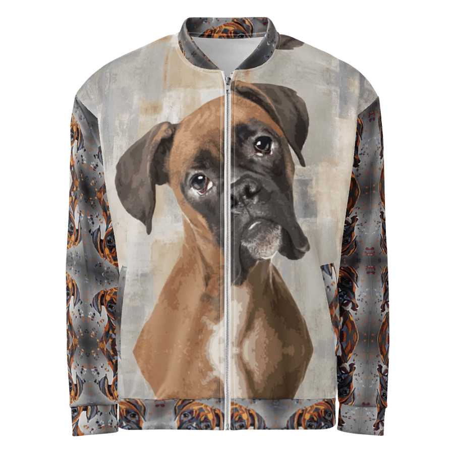 Whimsical Pup All-Over Bomber Jacket product image (1)