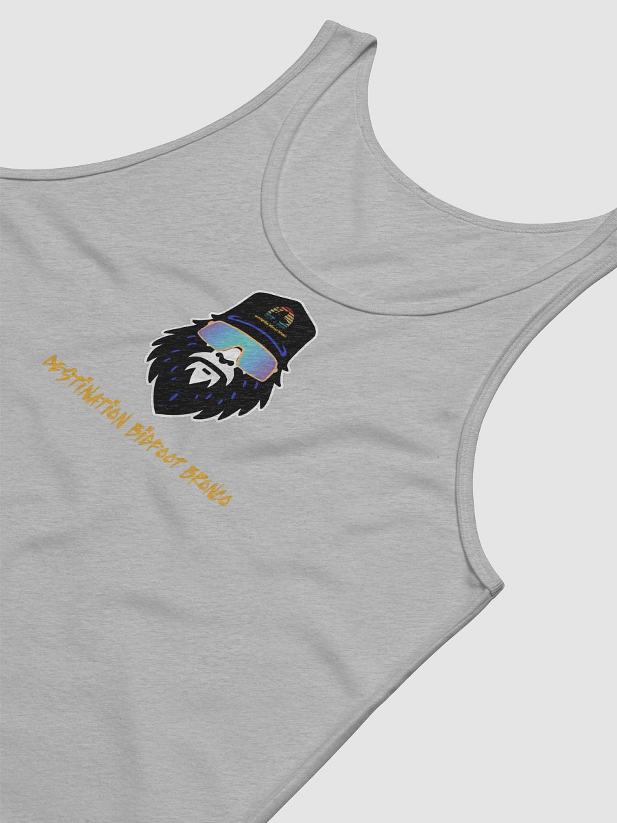 Destination Bigfoot Bronco Synthwave Bella+Canvas Jersey Tank (Athletic Heather) product image (3)