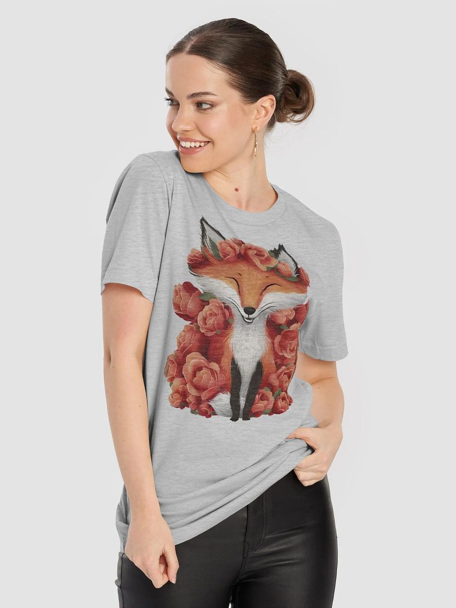 Fox and roses t-shirt product image (8)