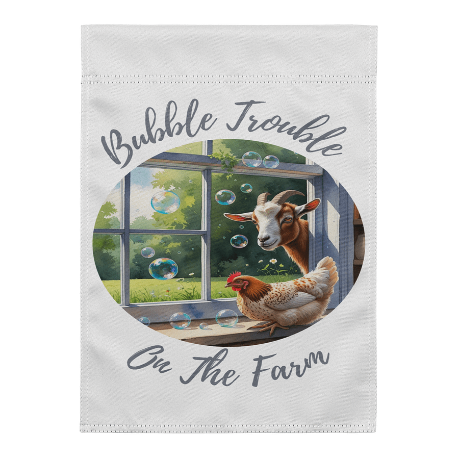 Bubble Trouble Garden Flag product image (1)