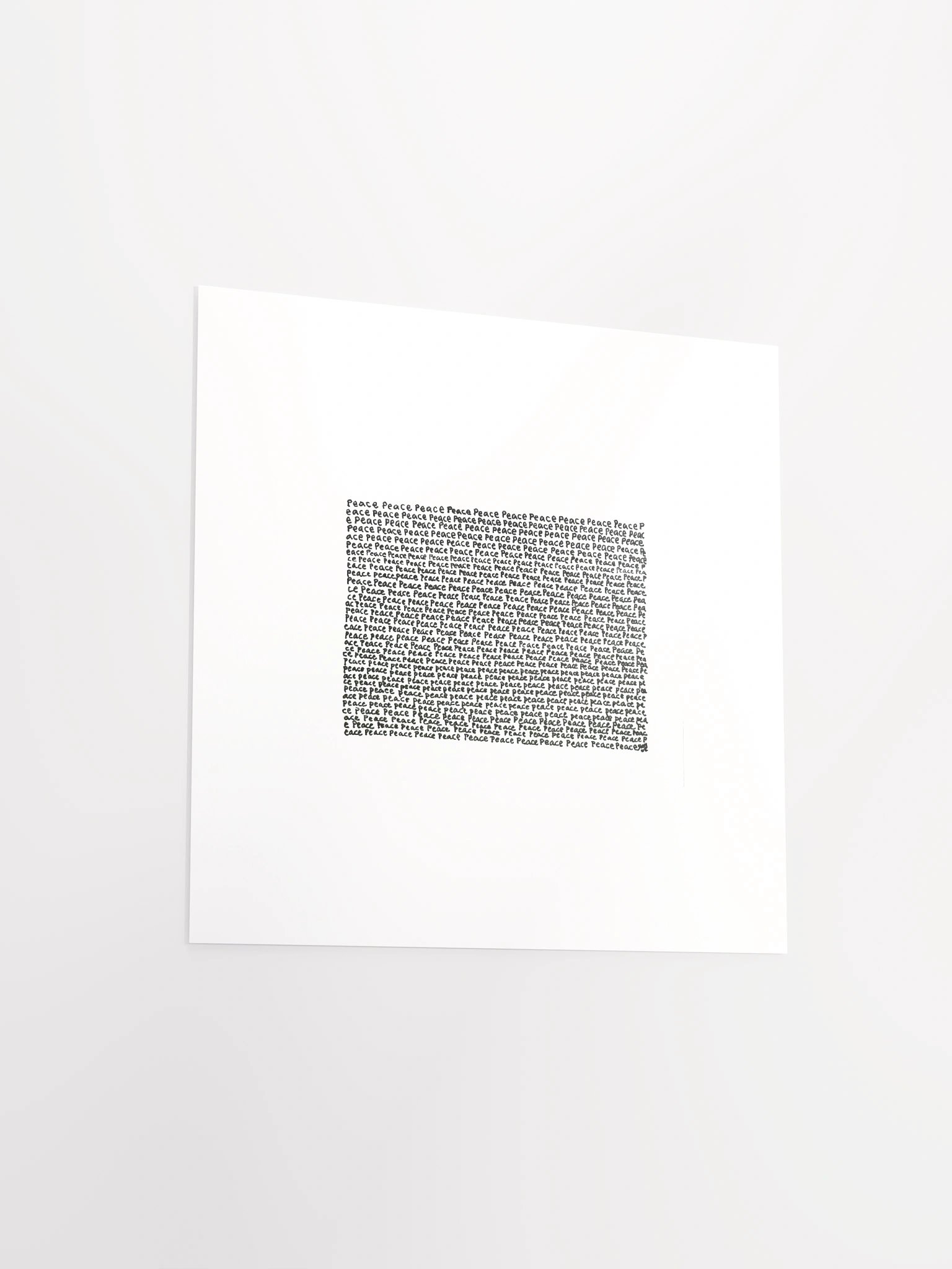 Peace 1 panel card print product image (4)