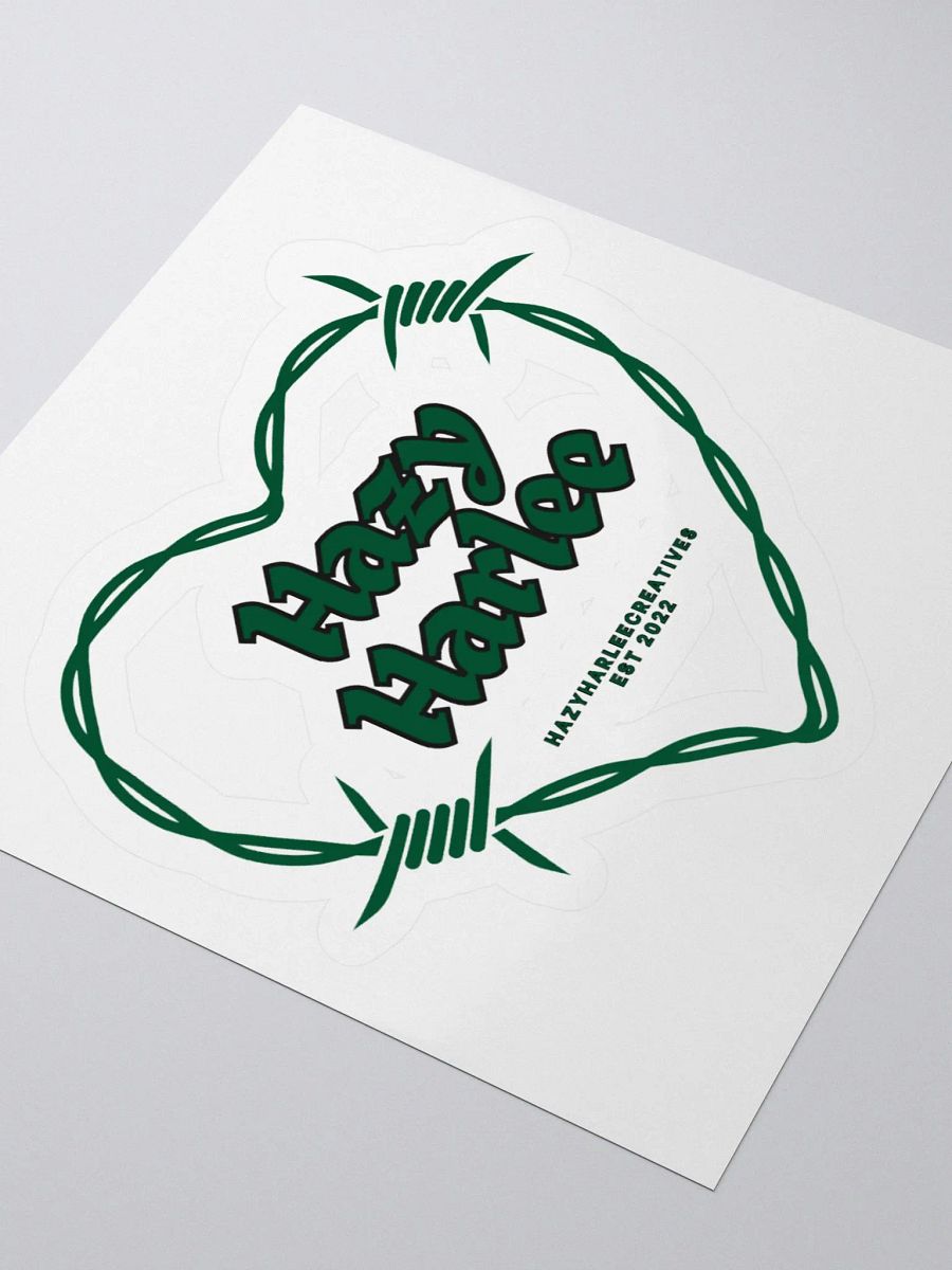 Barbed Heart Kiss Cut Stickers product image (5)