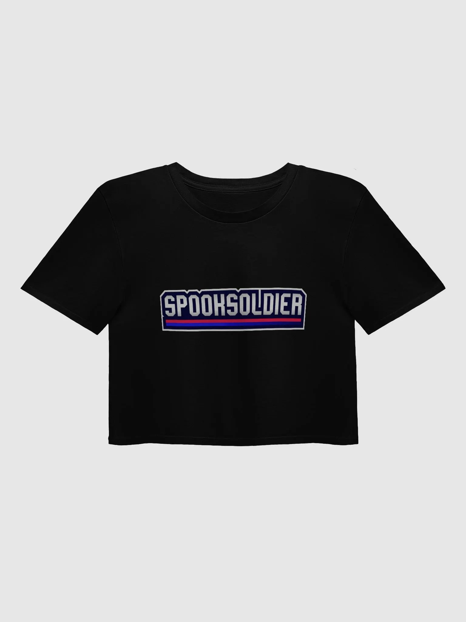 SPOOKSOLDIER Bold Crop Top product image (1)