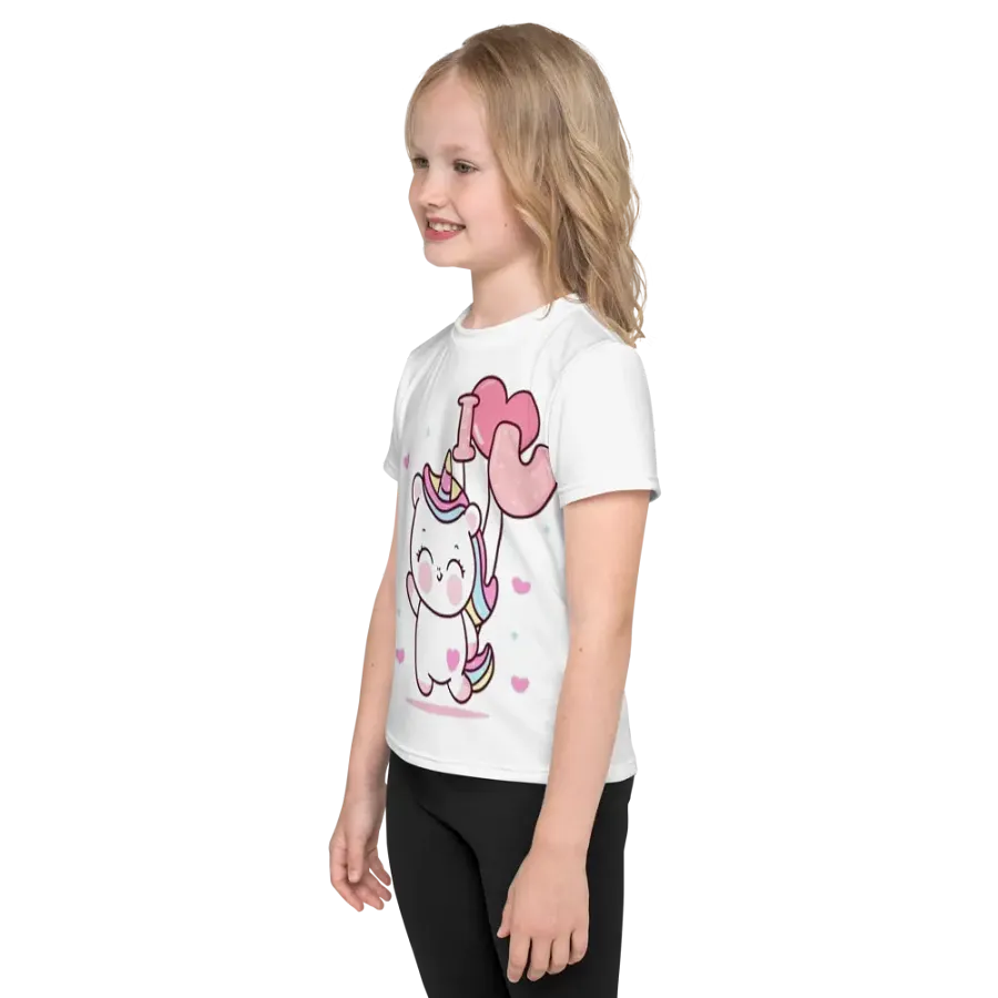 Kids Crew Neck T-Shirt Sweet Cloud product image (3)