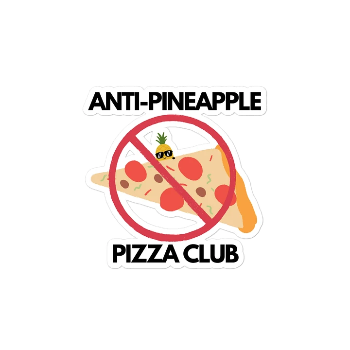 Anti-Pineapple Pizza Magnet product image (2)