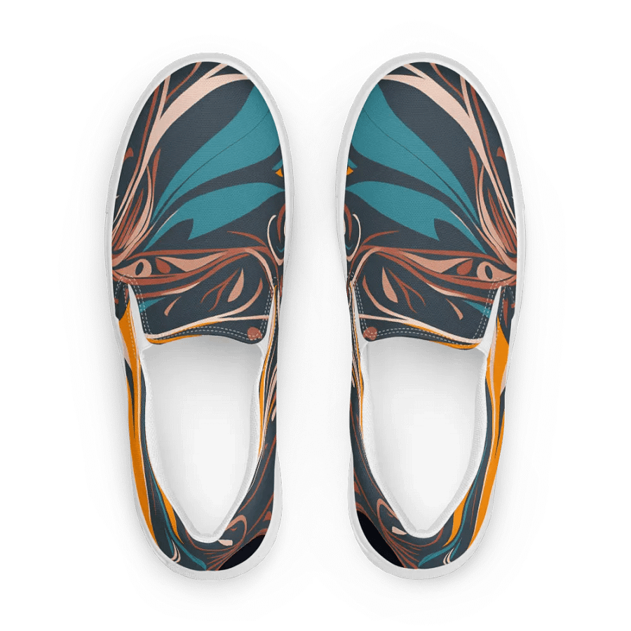 Ethereal Swirl Canvas Slip-Ons product image (5)