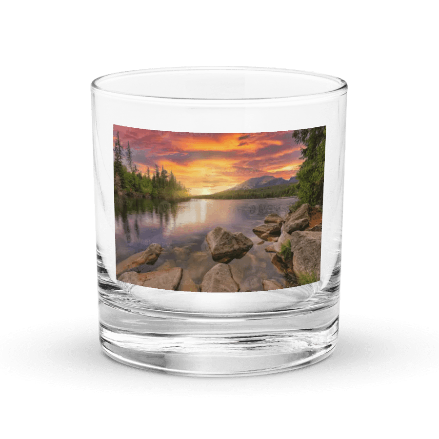 Sunset Serenity Rocks Glass product image (1)