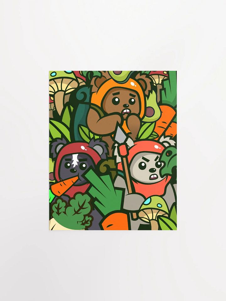 Day Bear Garden Poster Print product image (5)