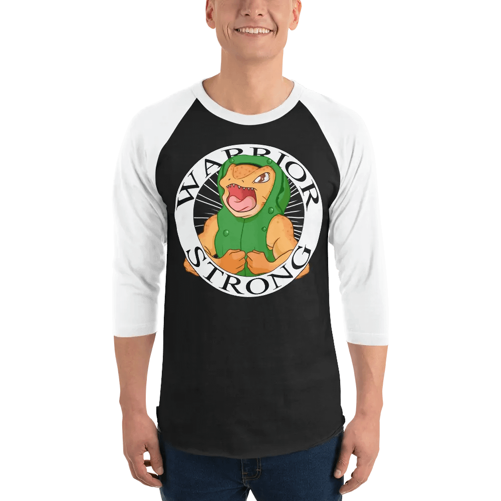 Buff Pickle Warrior Strong Baseball Long Sleeve Shirt product image (3)