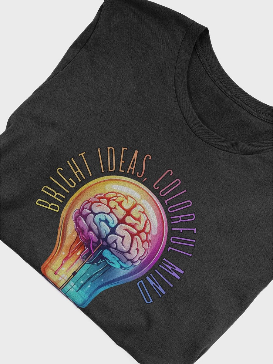 Reflective Bulbs Graphic T Shirt | Bright Ideas, Colorful Mind product image (3)