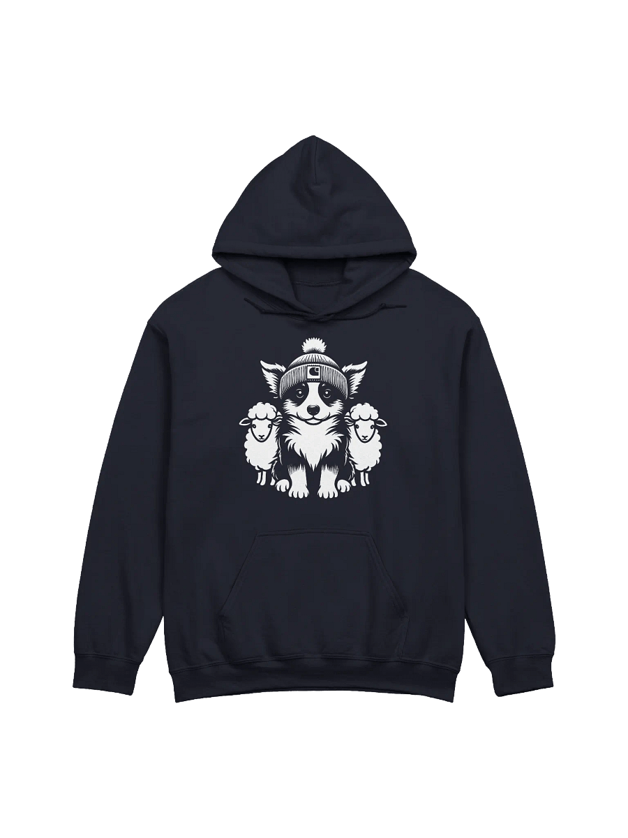 Cute Border Collie with Sheep Hoodie product image (1)