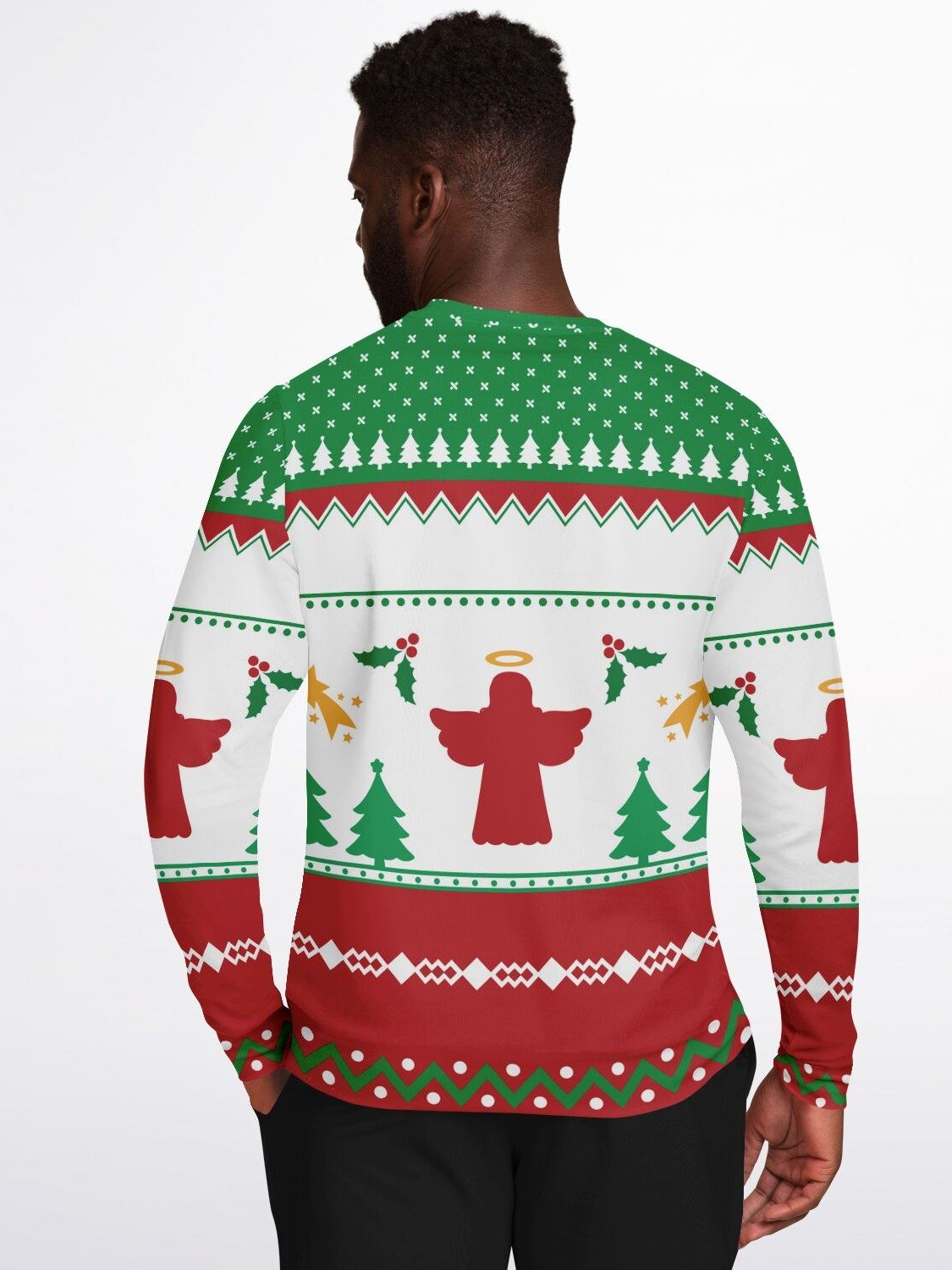 "Fitness Cookie" Christmas Sweatshirt | Funny Gingerbread Man Holiday Sweater | Holiday Party Outfit | Christmas Gift for Food Lovers product image (8)