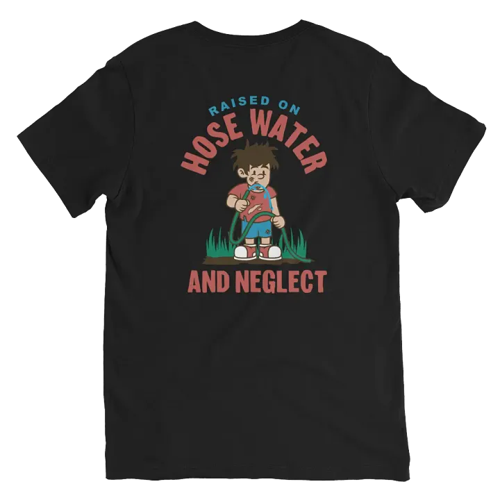 Hose Water Black V-Neck T-Shirt product image (1)