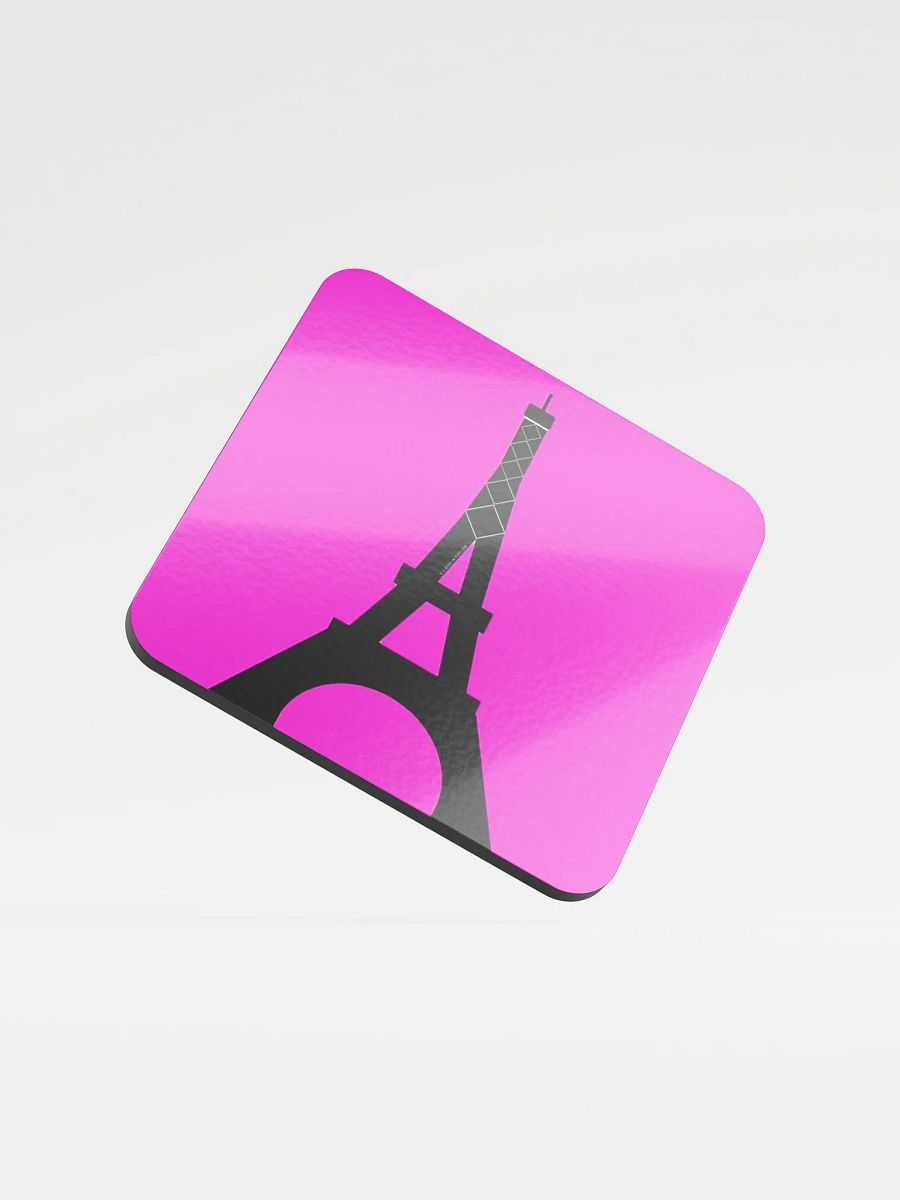 Eiffel Paris Coaster Pink (Qty 1) product image (1)