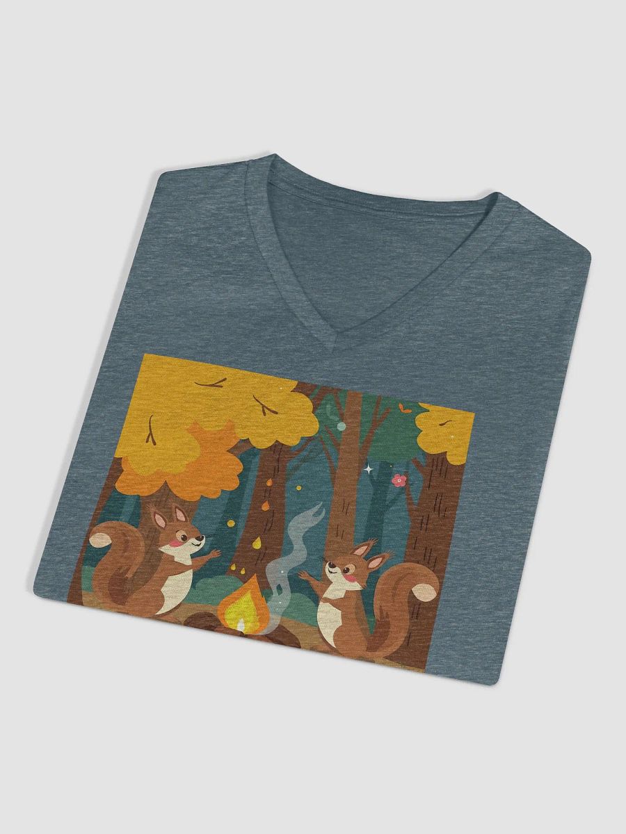 Whimsical Forest Friends Women's V-Neck T-Shirt product image (3)