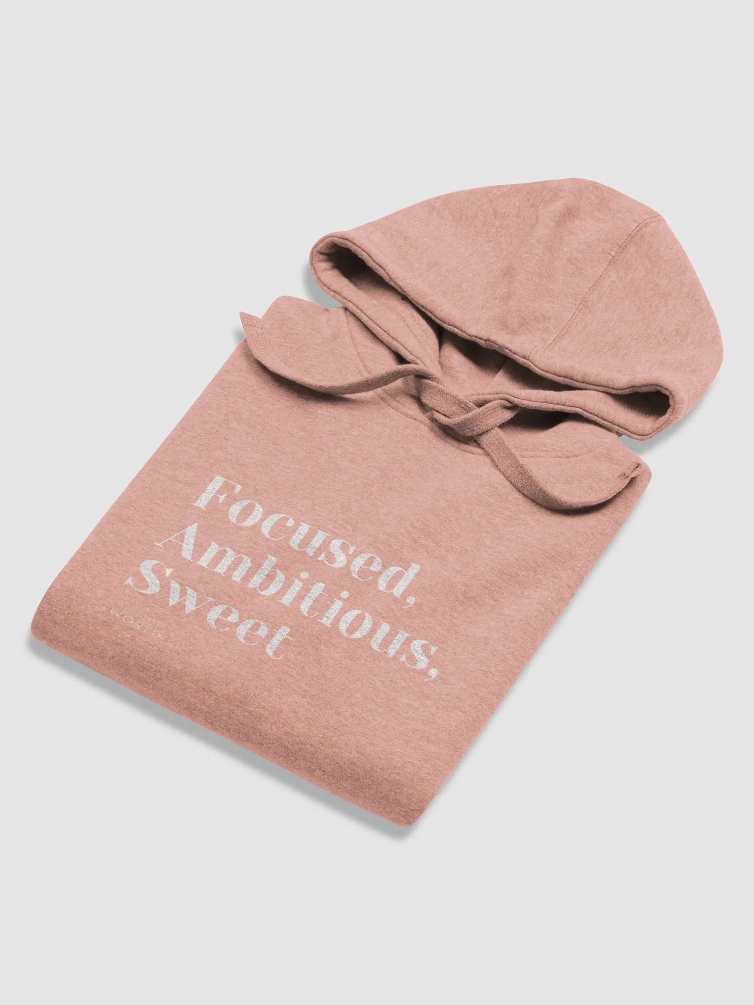 Focused, Ambitious, Sweet unisex Positive World Hoodie product image (18)