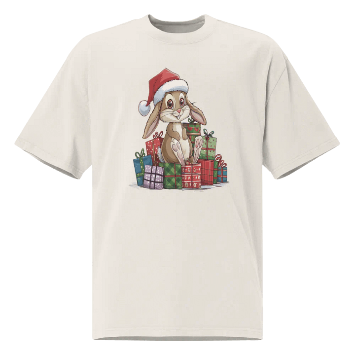Santa Bunny AS Colour Premium Oversized Faded T-Shirt product image (7)