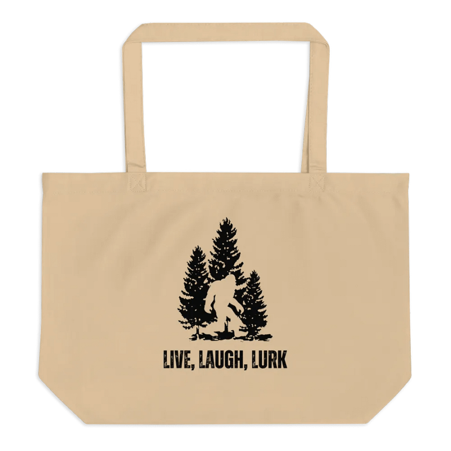 Live, Laugh, Lurk Cotton Jumbo Tote product image (1)