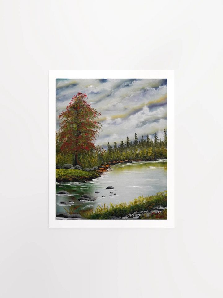 The Autumn River - Matte Poster Print product image (2)