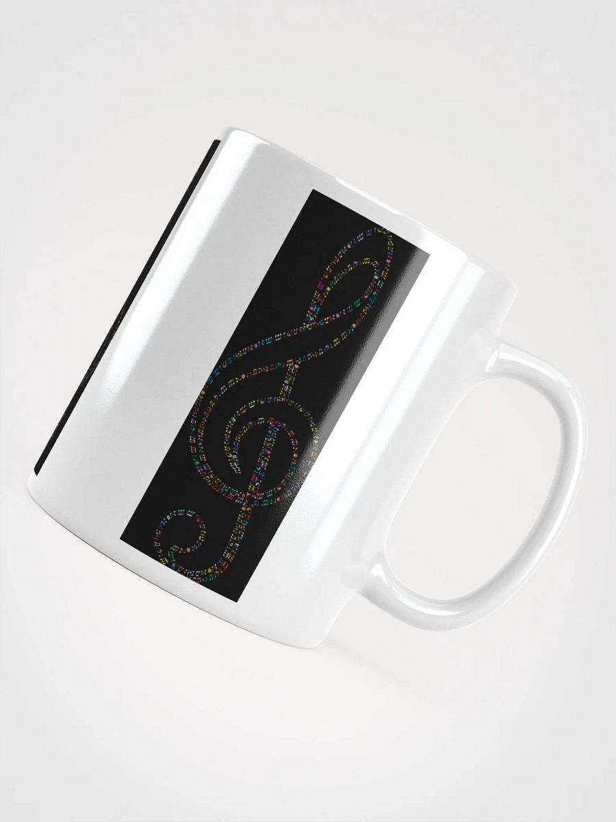 White Glossy Coffee mug-Music Note product image (7)