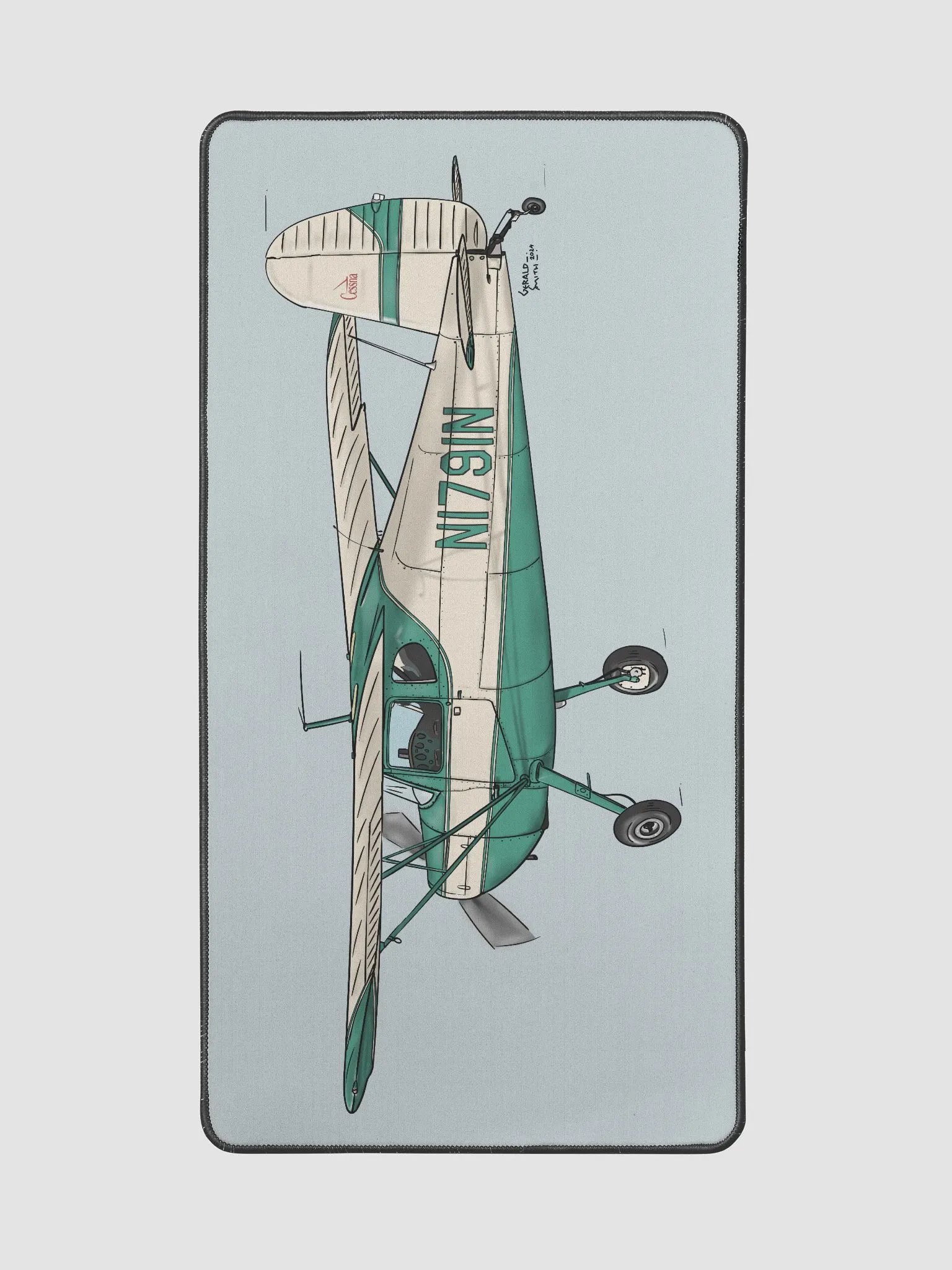 Cessna 120 Large Mousepad Perfect Pilot Gift product image (2)