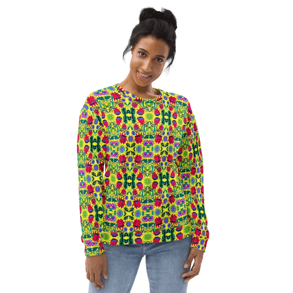 Abstract Poppy Flowers Unisex Sweatshirt product image (3)