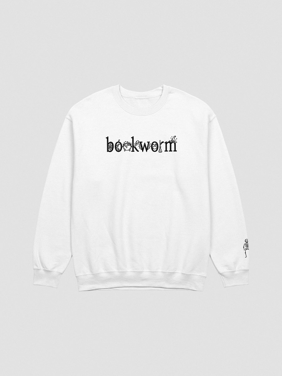 Spooky Bookworm Embroidered Sweatshirt product image (4)
