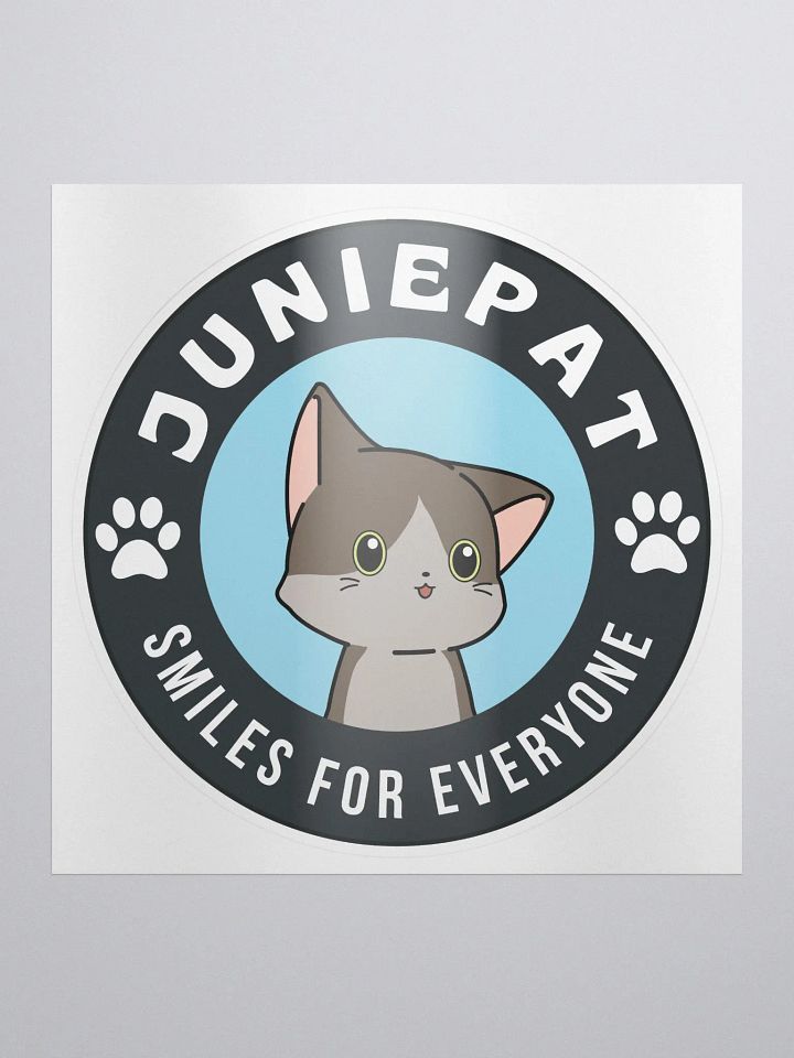 Juniepat Smiles Logo Sticker product image (1)