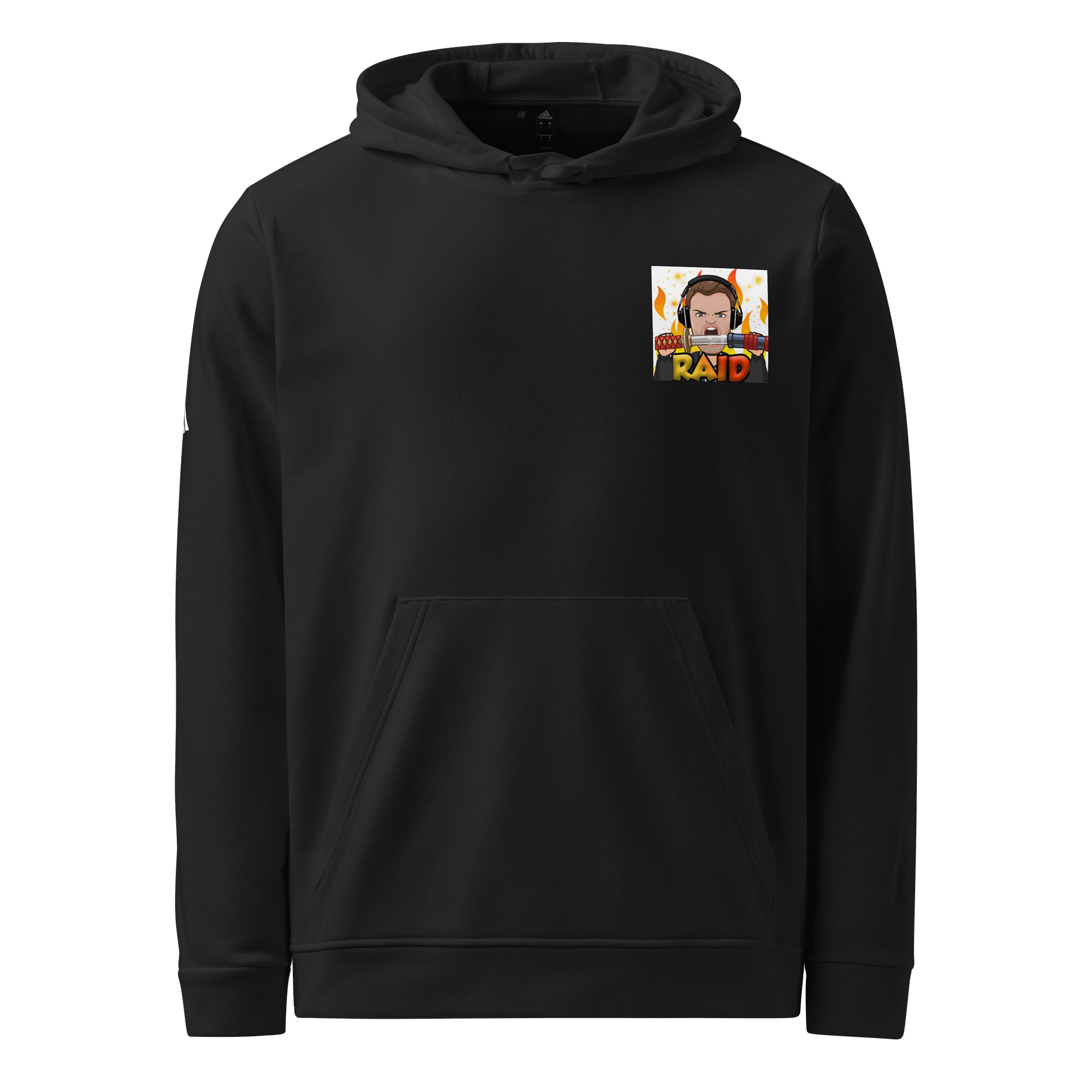 Flaming Sword Warrior Adidas Hoodie product image (1)