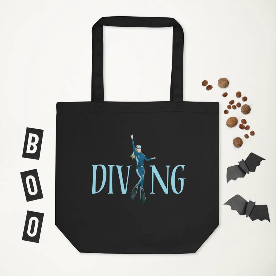 DIVING Tote Bag product image (4)