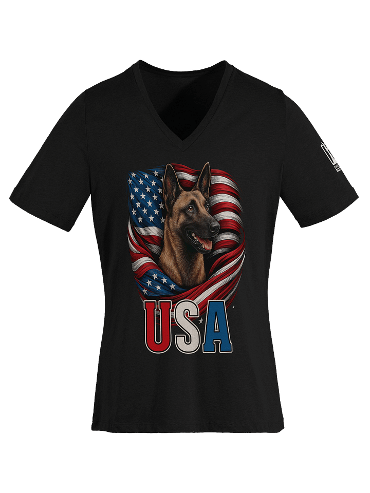 USA Malinois V-Neck Tee product image (1)
