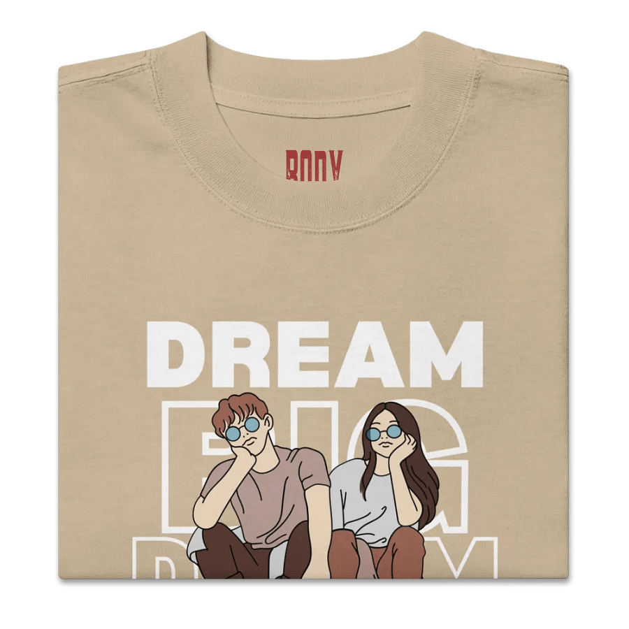 Dream big dream oversized t-shirt product image (5)