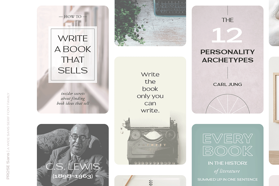 Prose Sans | A Wide Sans Serif Font Family product image (5)