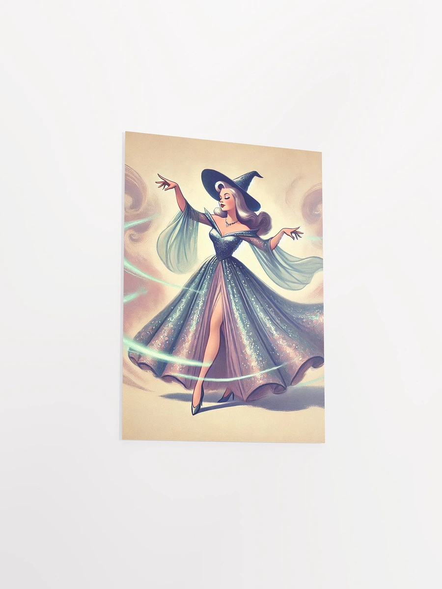 Dancing Witch Vintage-Style Matte Poster product image (24)