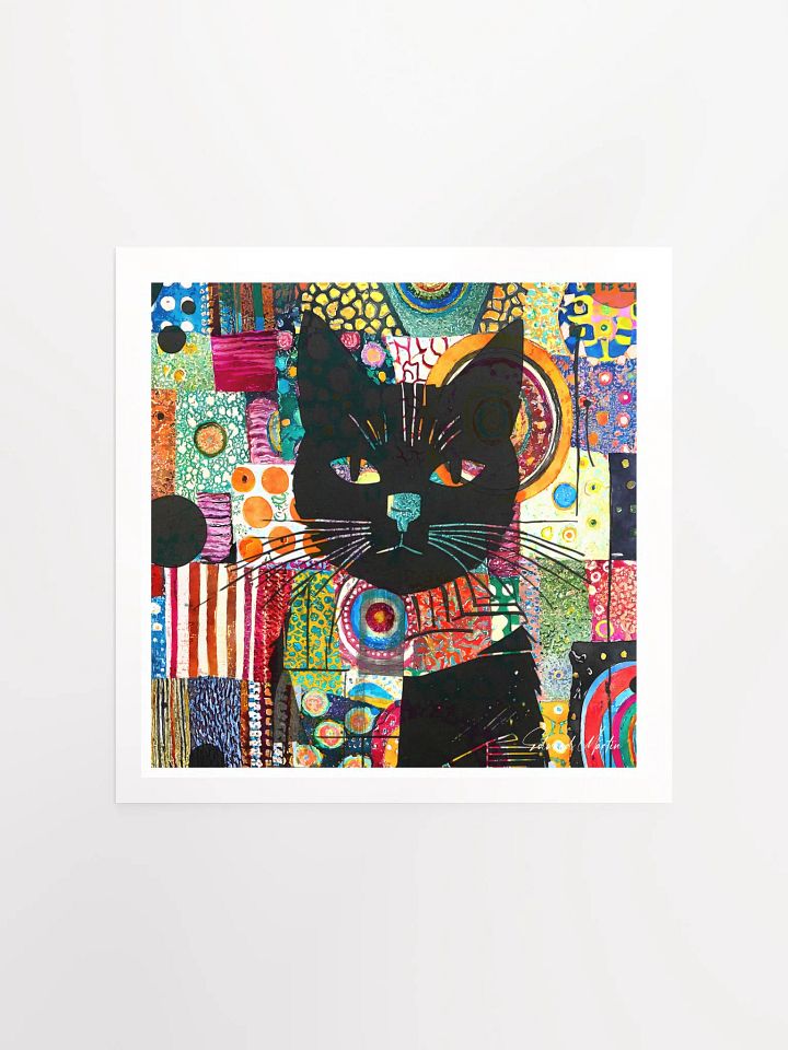 'Yo Kitty' by Edward Martin: Mixed Media Collage Print product image (2)