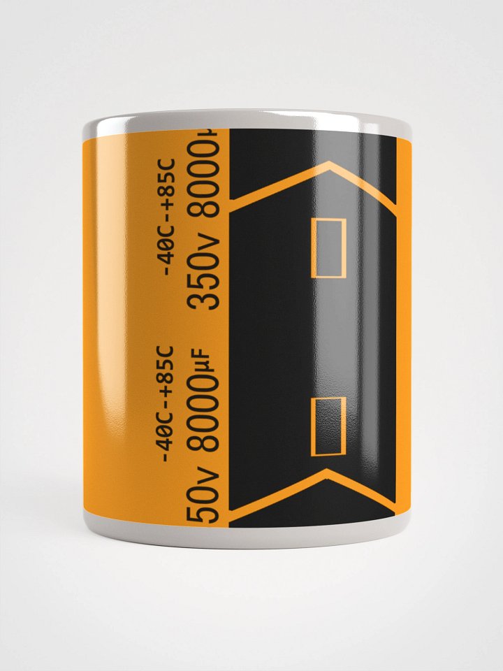 Capacitor Glossy Mug - ORANGE product image (1)