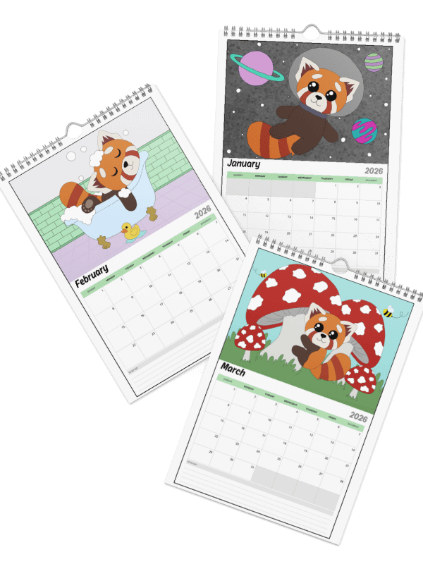 2026 Red Panda Calendar product image (3)