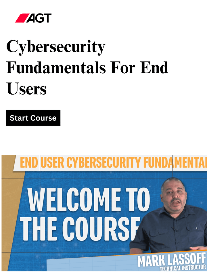 Cybersecurity Fundamentals For End Users product image (1)