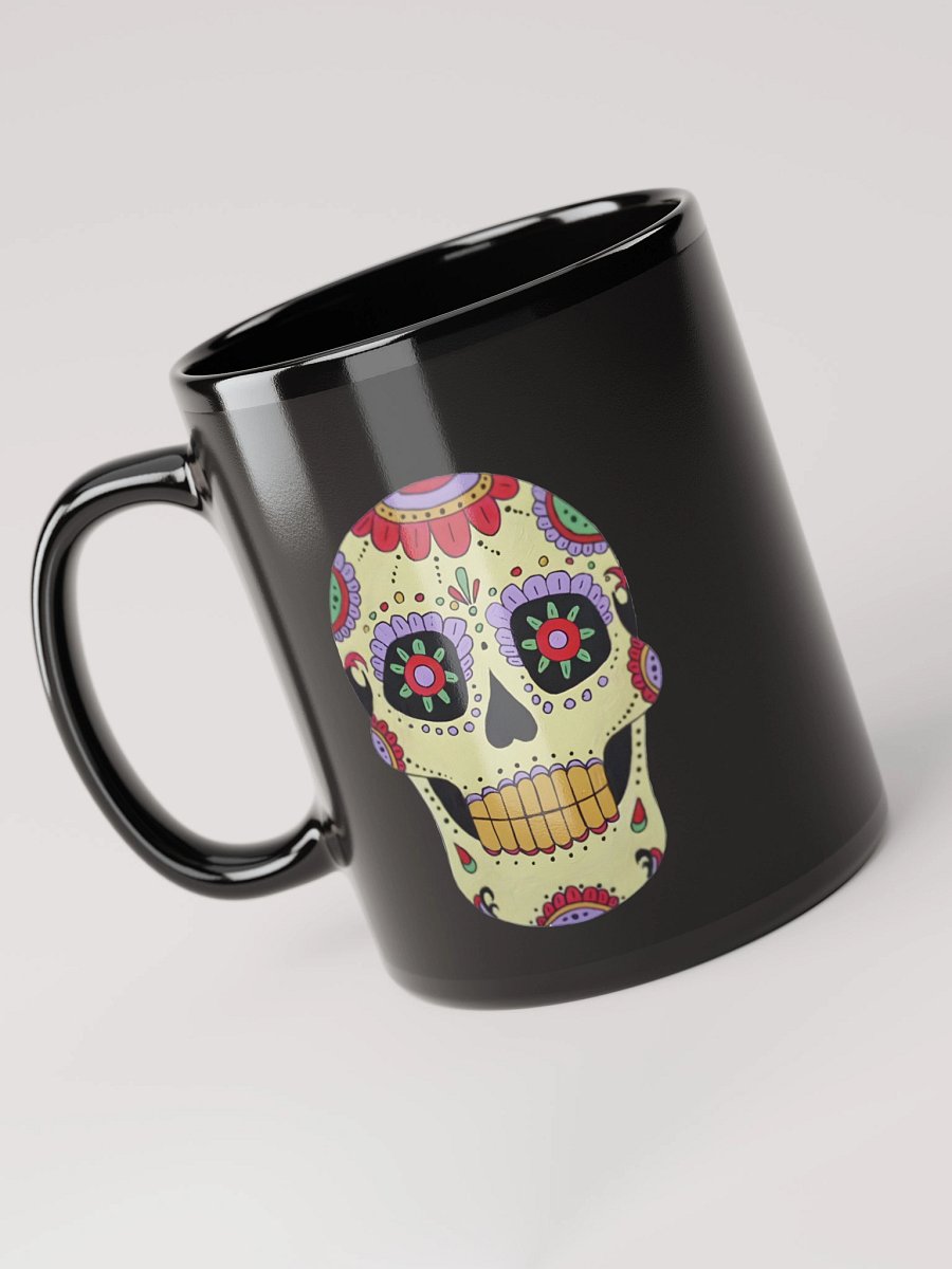 Calavera Sugar Skull (art by Dina R.) - acrylic painting picture - Mug product image (6)