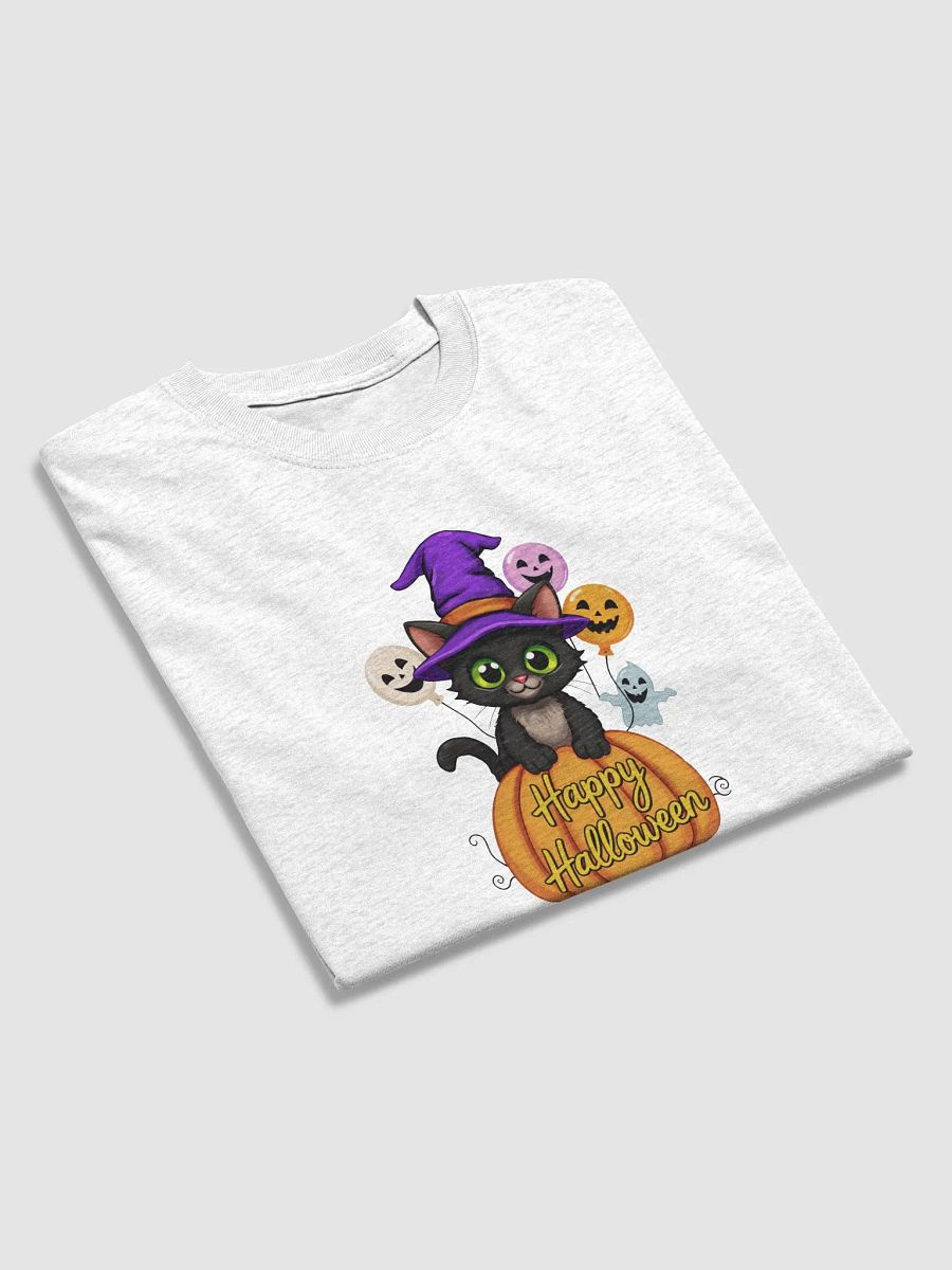 Witchy Sitting Pumpkin Cat T-Shirt product image (33)