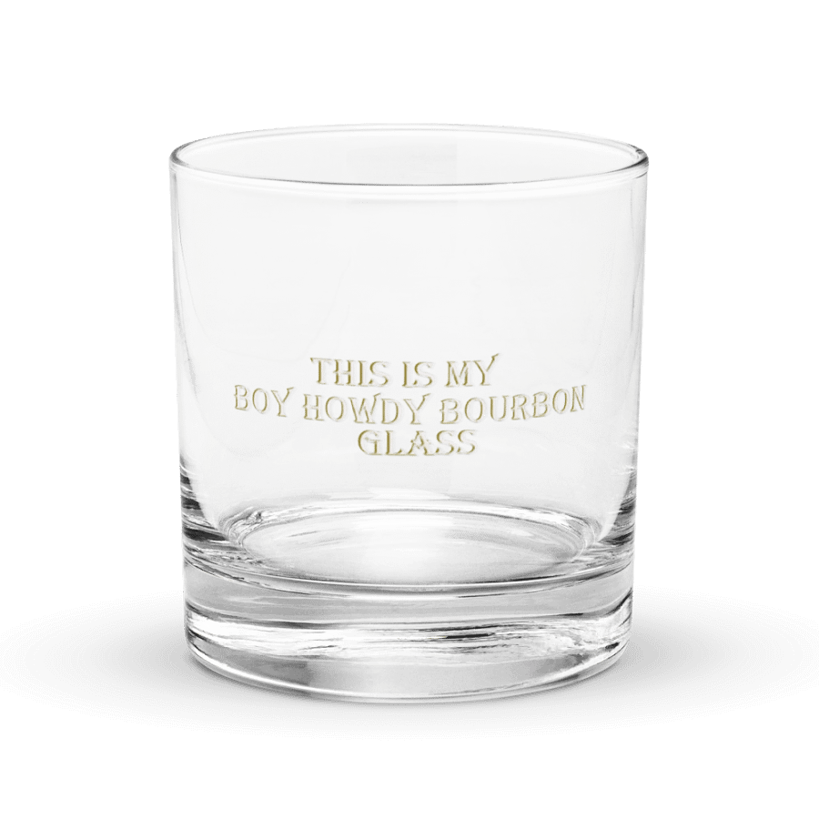 Boy Howdy Bourbon Rocks Glass product image (1)